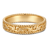 The Destiny Band Ring Wedding Ring 14K Yellow Gold Plated Wedding band