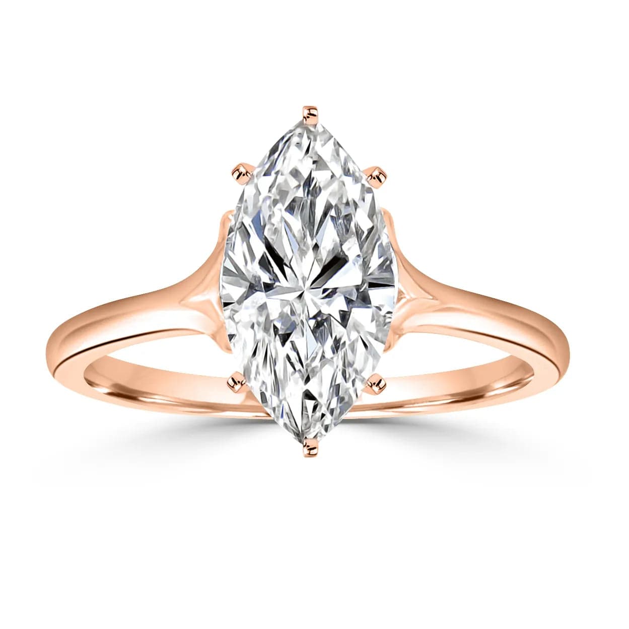 Marquise-Rose Gold|Marquise|14K Rose Gold|18K Rose Gold