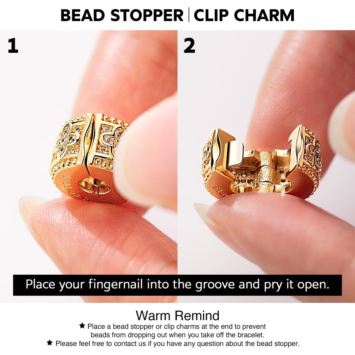 Divine Sword Tarnish-resistant Silver Clips In 14K Gold Plated