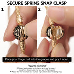 Sterling Silver Infinite Spring Charms Bracelet Set With Enamel In White Gold Plated (Includes bracelet and all charms shown)