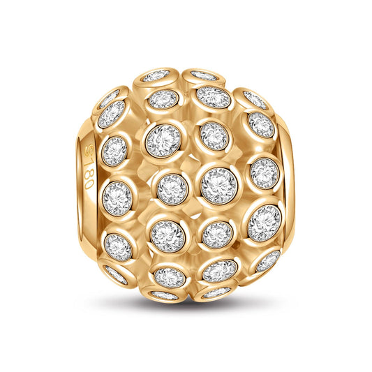 gona- Starry Night Tarnish-resistant Silver Charms In 14K Gold Plated