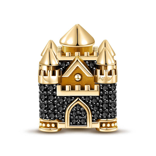 gona- Dark Castle Tarnish-resistant Silver Charms In 14K Gold Plated