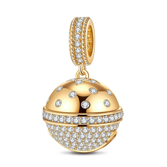gona- Little Bell Tarnish-resistant Silver Dangle Charms In 14K Gold Plated