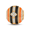 Colorful ReIncarnation Tarnish-resistant Silver Charms With Enamel In 14K Gold Plated