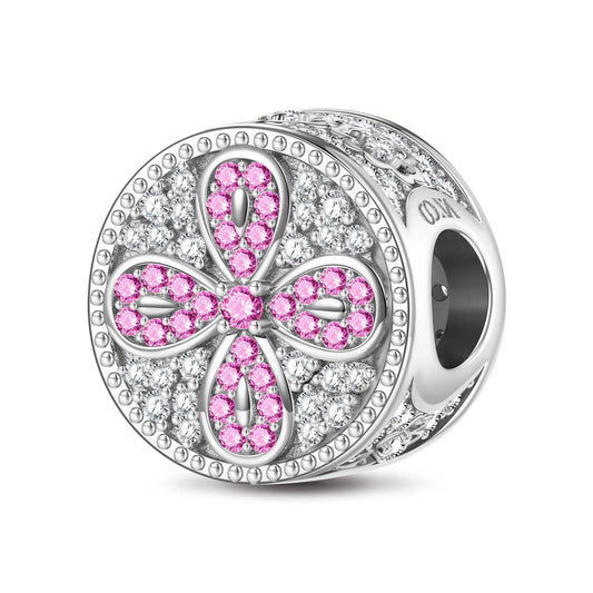 gona- Lucky Cornus kousa Tarnish-resistant Silver Charms In White Gold Plated