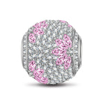 Crystal Love Tarnish-resistant Silver Charms In White Gold Plated