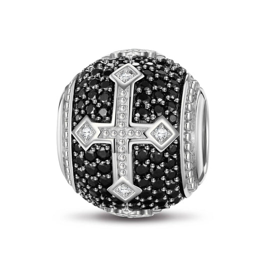 gona- XL Size Imperial Faith Tarnish-resistant Silver Charms In White Gold Plated For Men