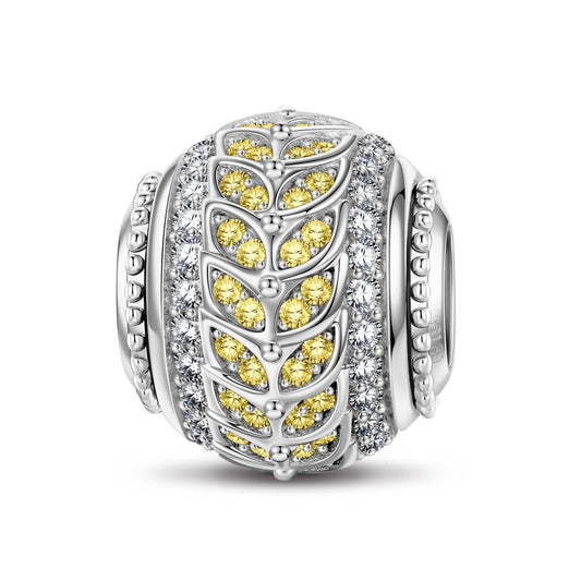 gona- Basil Tarnish-resistant Silver Lucky Charms In White Gold Plated