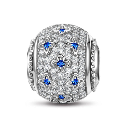gona- Starlight Clover Tarnish-resistant Silver Lucky Charms In White Gold Plated