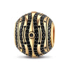 XL Size Tarnish-resistant Silver Charms With Enamel In Two-Tone Plating For Men
