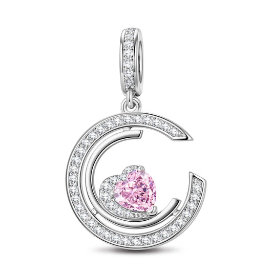 gona- Serene Serenade Tarnish-resistant Silver Dangle Charms In White Gold Plated
