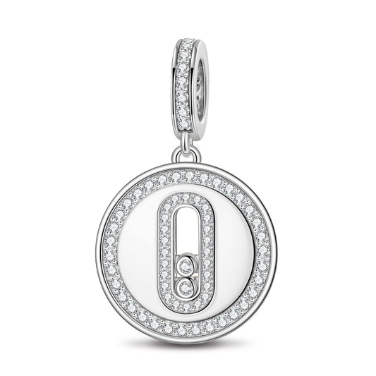 gona- Urban Chic Tarnish-resistant Silver Dangle Charms In White Gold Plated