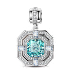 Elegant Treasures Tarnish-resistant Silver Dangle Charms In White Gold Plated