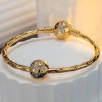 Sacred Treasures Tarnish-resistant Silver Clips In 14K Gold Plated