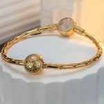 Secret Clover Tarnish-resistant Silver Clips In 14K Gold Plated