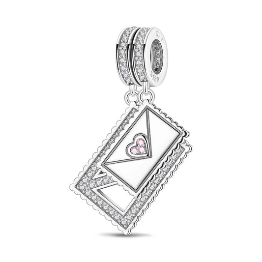 gon- Dream Big, Fly High Tarnish-resistant Silver Dangle Charms In White Gold Plated