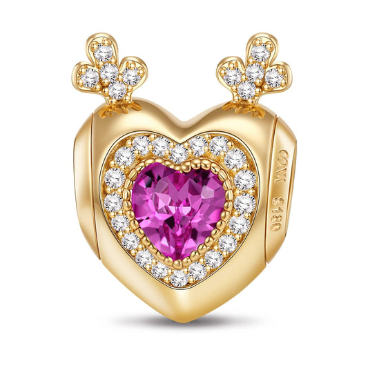 gon- Customizable Engraving My Sweetie Tarnish-resistant Silver Charms In 14K Gold Plated
