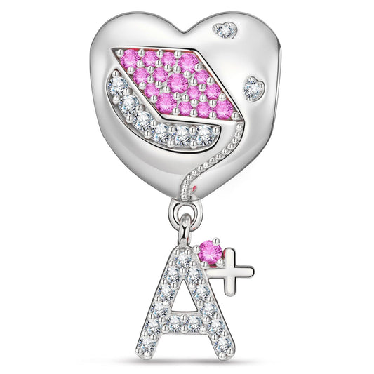gon- Customizable Engraving Graduation Glory Tarnish-resistant Silver Dangle Charms In White Gold Plated