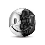 XL Size Tarnish-resistant Silver Charms In Two-Tone Plating For Men