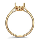 💥🧲 Fan Appreciation Day: Tarnish-resistant Silver Ring Band In 14K Gold Plated - not up for individual sale - Add this to cart to make your free Sapphire into a Sparkling Ring
