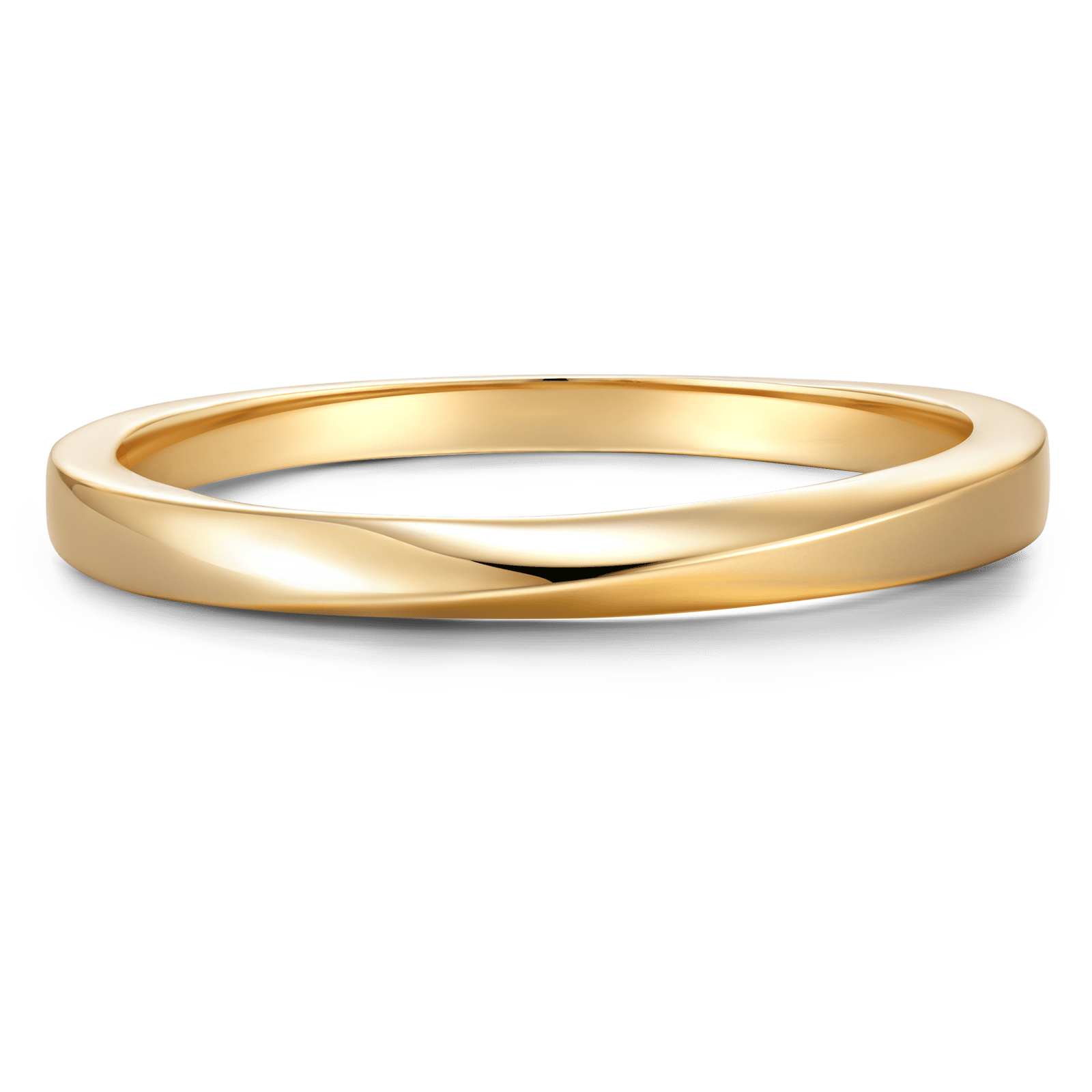 GENUINE LOVE Couple's Rings - 14K Yellow Gold Men's Band