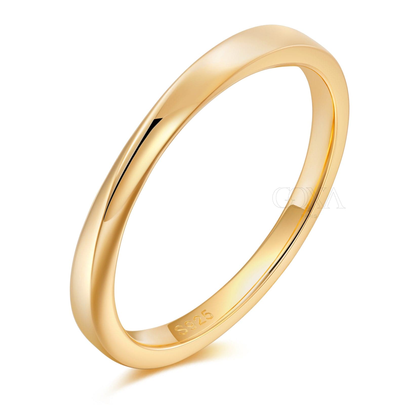 GENUINE LOVE Couple's Rings - 14K Yellow Gold Men's Band