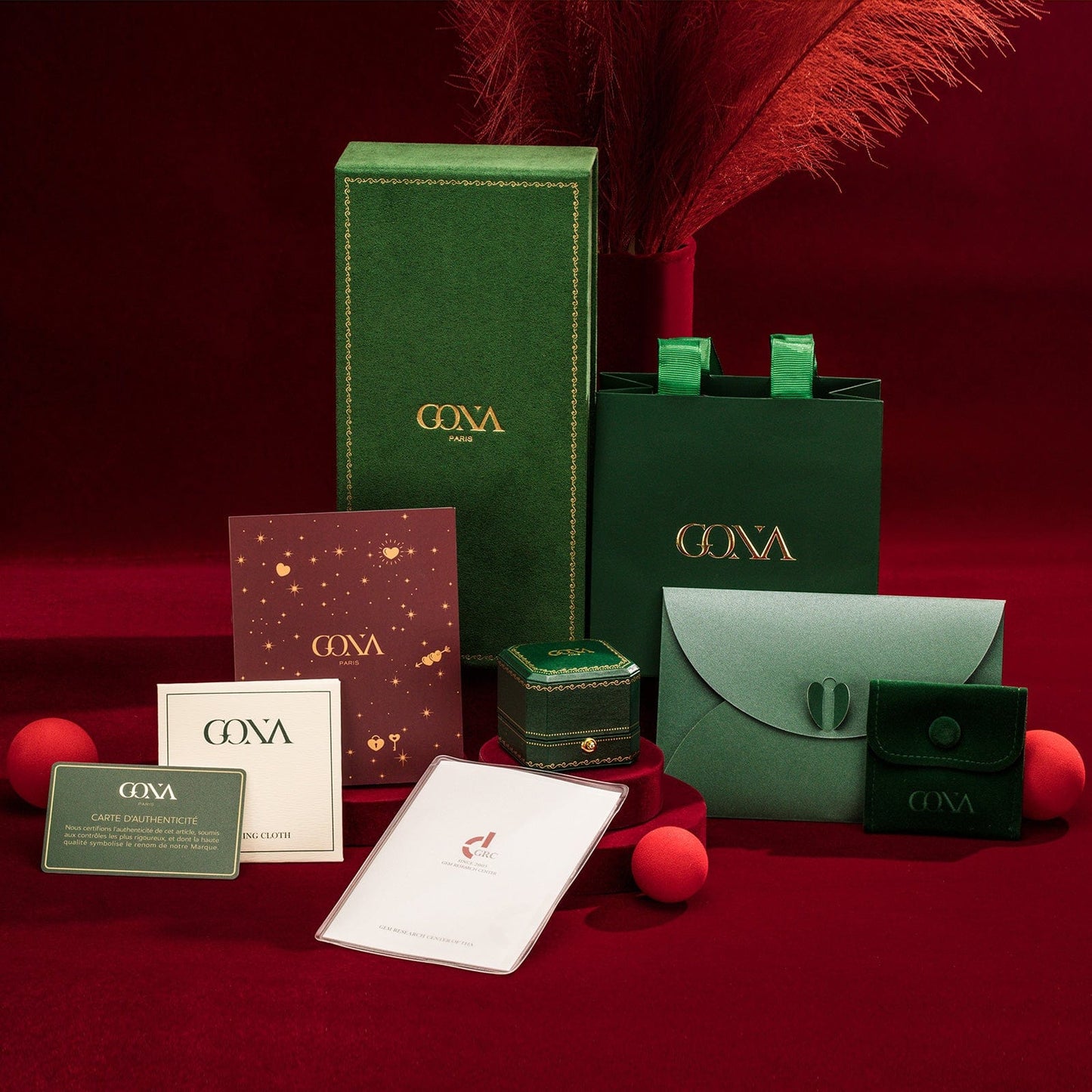 Exquisite Luxury Ring Jewelry Box - (Ships With Order, Not Up For Individual Sale)