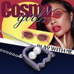 Halloween Treats Exclusive: Spend Over $500 In A Single Purchase To Get This Sterling Silver Monster Mash Necklace and Bracelet and Earrings Set In White Gold Plated For FREE - (Ships With Order, No Need To Add To Cart)