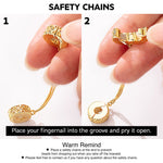Sterling Silver Bloom of Achievement Charms Bracelet Set In 14K Gold Plated (Includes bracelet and all charms shown)