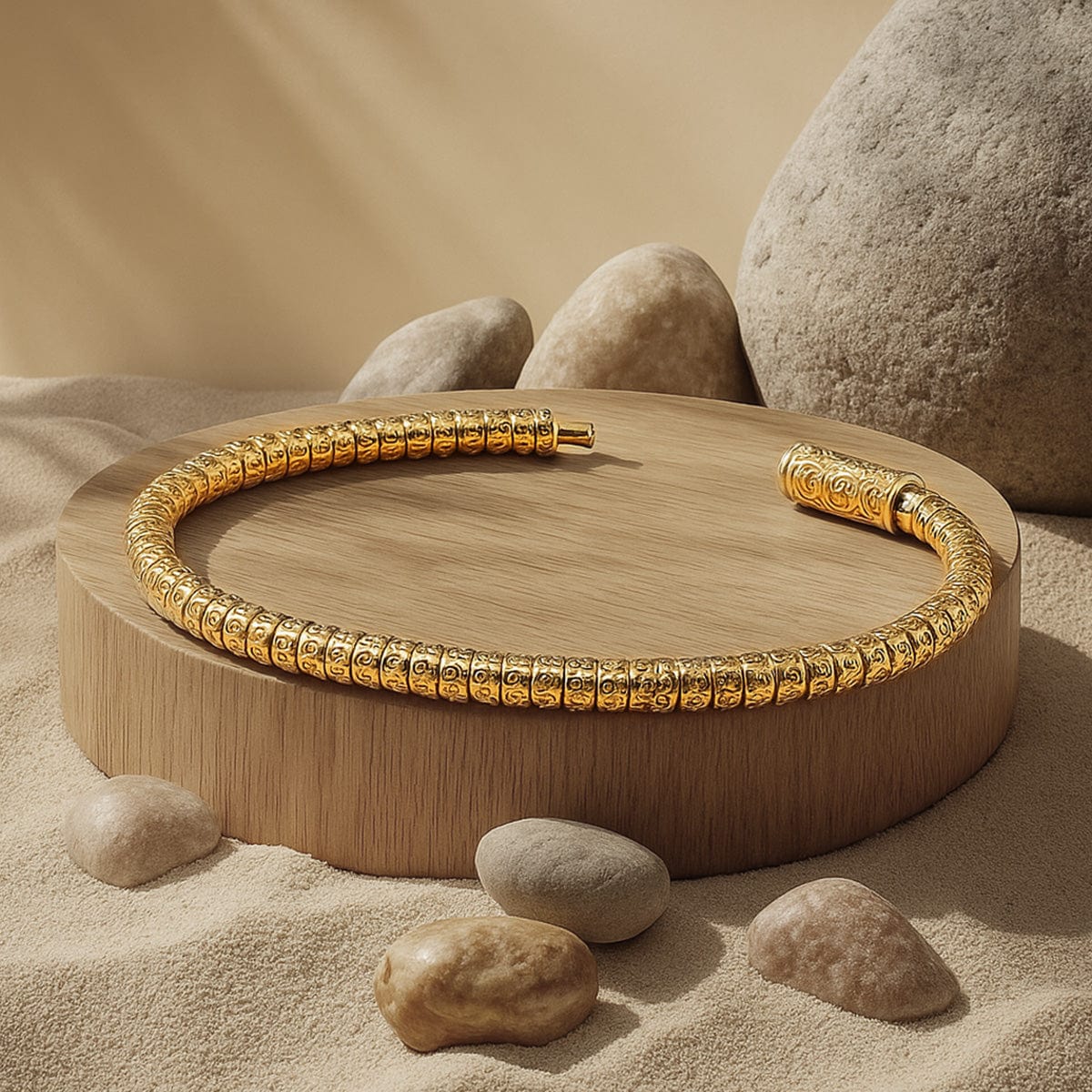Boundless Loops Handcrafted Bracelet in Tarnish-Resistant Silver with 14K Gold Finish