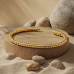 Boundless Loops Handcrafted Bracelet in Tarnish-Resistant Silver with 14K Gold Finish