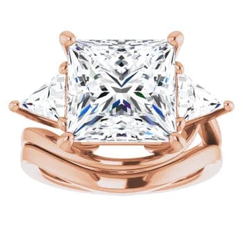 Princess-Rose Gold|Princess|14K Rose Gold|18K Rose Gold