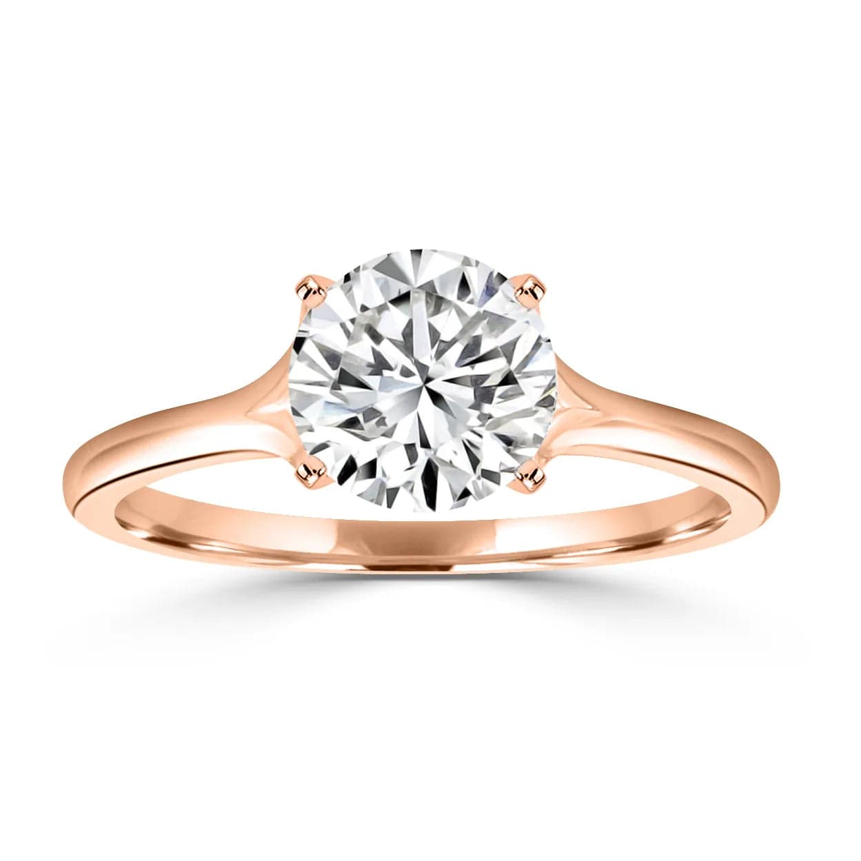 Round-Rose Gold|Round|14K Rose Gold|18K Rose Gold