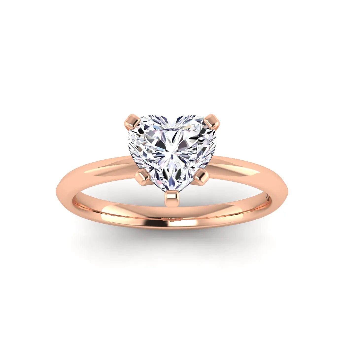 Heart-Rose Gold|Heart|14K Rose Gold|18K Rose Gold
